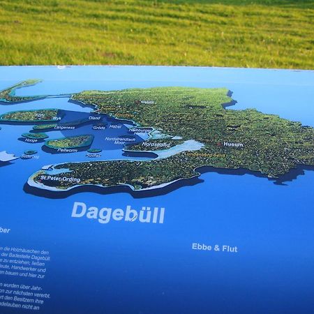 Haus Halligblick, Ferienwohnungen Am Wattenmeer, Whg Hamburger Hallig ดาเกอบึล ภายนอก รูปภาพ